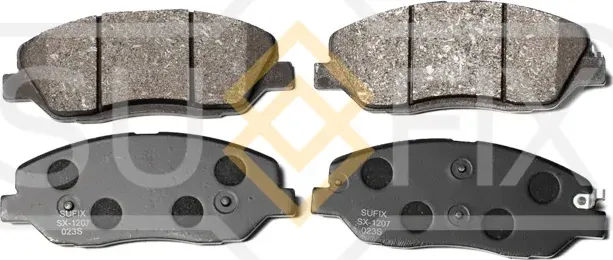 Колодки тормозные дисковые передние правые/левые HYUNDAI GENESIS (BH) 2008-2014 (Sufix). Артикул SX1207