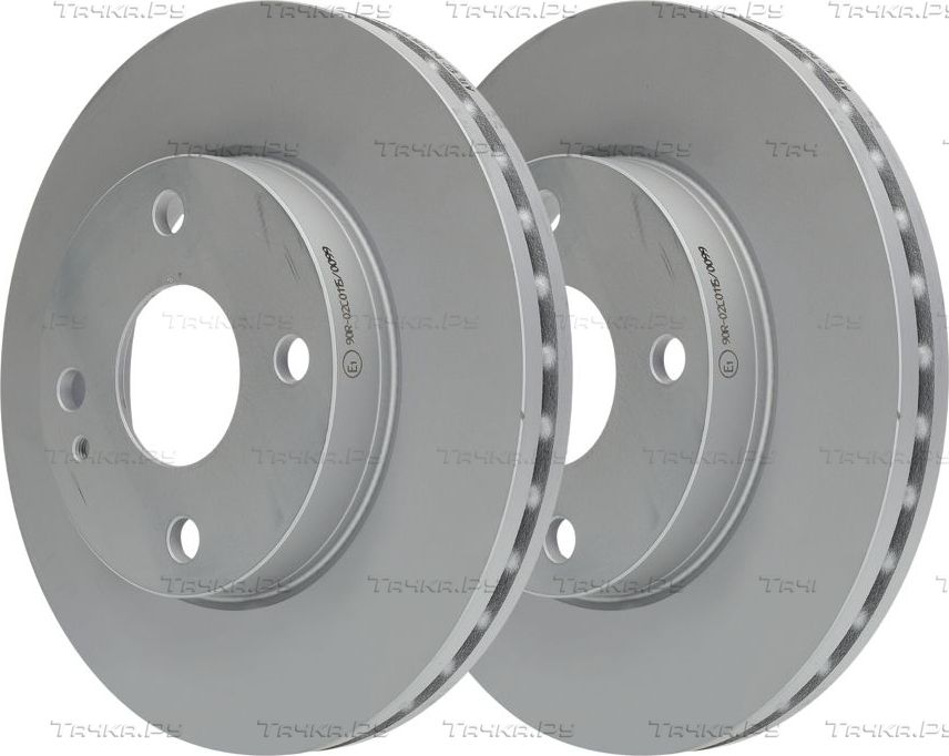 Тормозной диск ATE передний для Mazda 323 III (BF) 1989-1994. Артикул 24.0122-0166.1