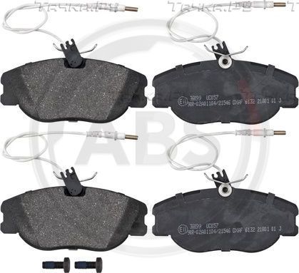 Тормозные колодки ABS передние для Peugeot Expert I 1996-2006. Артикул 36899