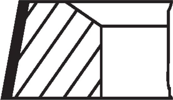 Поршневые кольца Mahle. Артикул 002 49 N2