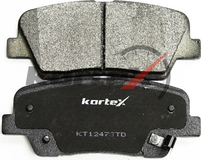 Колодки тормозные дисковые задние Santa-Fe NEW 2010-/Mohave/Sorento 09 (Kortex). Артикул KT1247STD