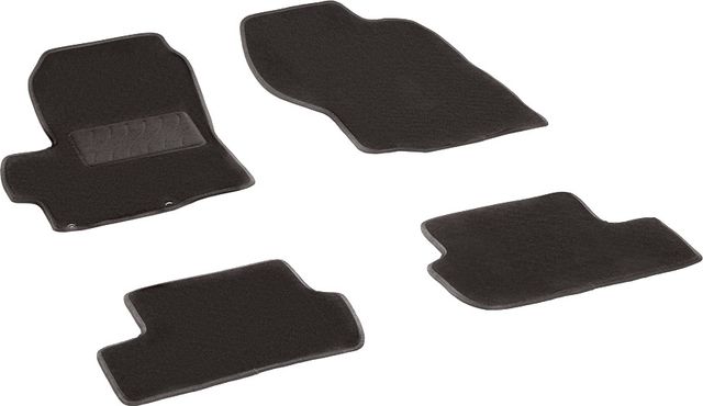Коврики текстильные Seintex на нескользящей основе для салона Mitsubishi Lancer 10 2007-2026. Артикул 82269