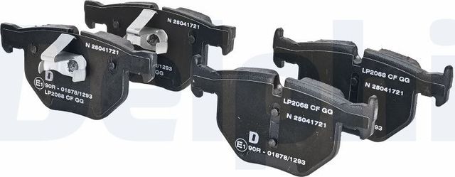 Тормозные колодки Delphi (Low-Metallic). Артикул LP2068