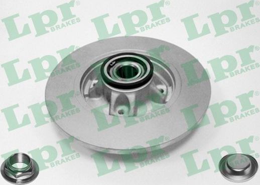 Тормозной диск LPR LPR HUB BRAKE DISC LINE - FULL COATED. Артикул C1015PRCA