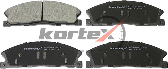 Колодки торм. перед.к-т (Kortex). Артикул KT9002STD