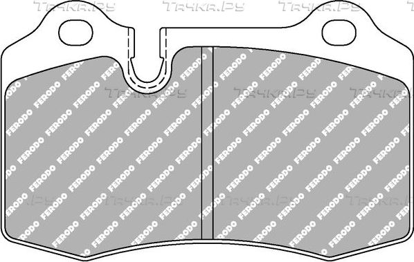 Тормозные колодки FERODO RACING DS PERFORMANCE для Ford Focus I 2002-2004. Артикул FDS1348