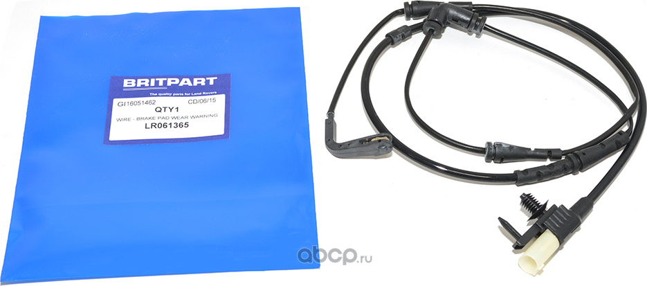 LR061365 ДАТЧИК ИЗНОСА ПЕР ТОРМ КОЛ RR 15 Britpart. Артикул LR061365