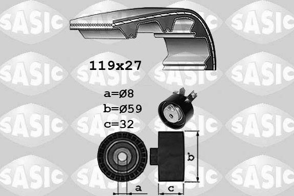 Ремень ГРМ с роликами (комплект) Sasic для Mercedes-Benz A-Класс III (W176) 2012-2018. Артикул 1754026