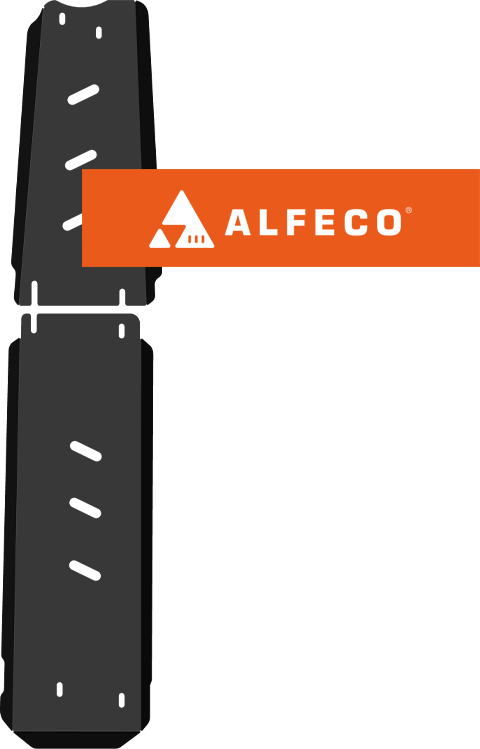 Защита Alfeco для тормозной магистрали (2 части) Jac JS6 2022-2026. Артикул ALF.56.27