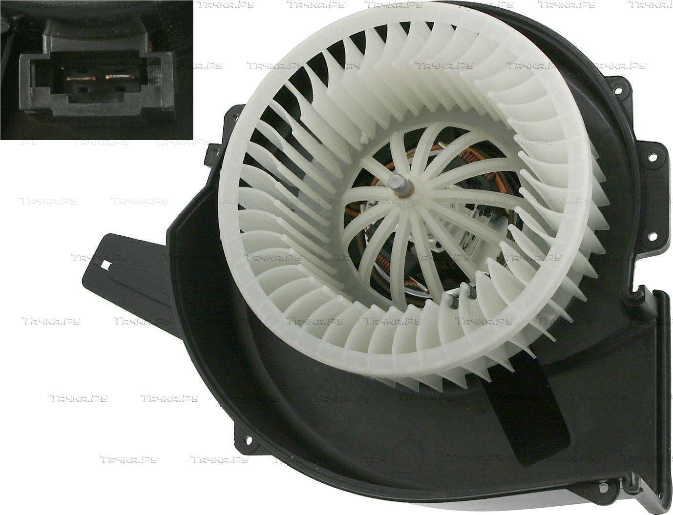Вентилятор, мотор печки (отопителя) салона SWAG для Audi A2 2000-2005. Артикул 30 92 7306