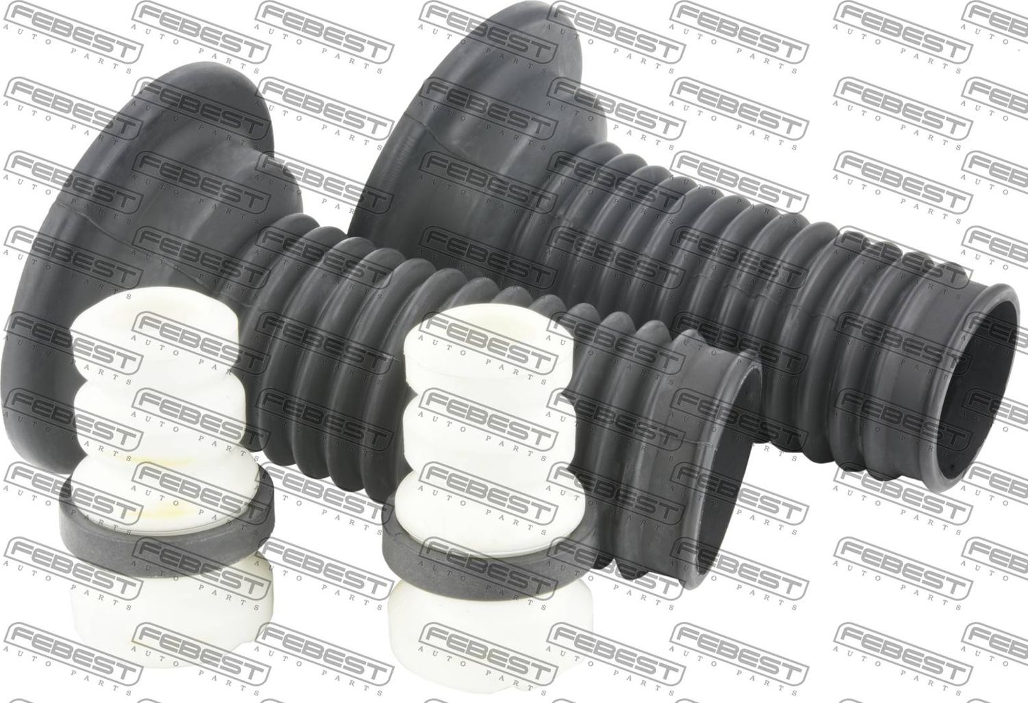 Комплект отбойников и пыльников амортизаторов (стоек) Febest. Артикул TSHB-ACA33F-KIT