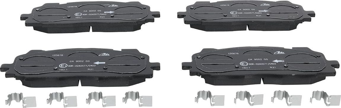 Тормозные колодки ATE Ceramic. Артикул 13.0470-5678.2