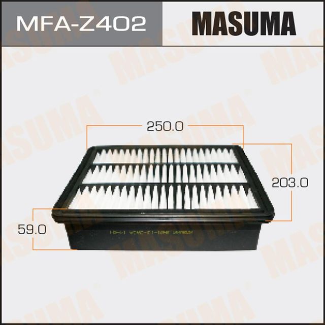 Воздушный фильтр Masuma. Артикул MFA-Z402