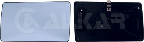 Зеркальное стекло бокового зеркала Alkar. Артикул 6401542