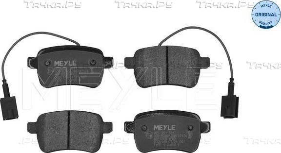 Тормозные колодки Meyle Original. Артикул 025 251 5617