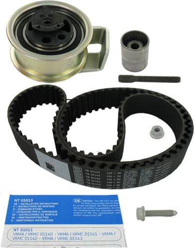 Ремень ГРМ с роликами (комплект) SKF для Volkswagen Sharan I 1995-2002. Артикул VKMA 01142