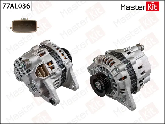 Генератор Chery Tiggo T11 (05-) 2.4i/Mitsubishi Lancer VIII (00-) 1.6i 85A (Master KIT) Master KIT. Артикул 77AL036