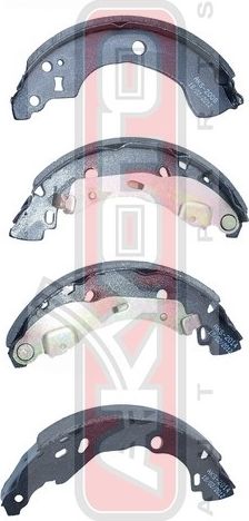 Тормозные колодки Akyoto Packing AKYOTO задние для Renault Clio II 1998-2013. Артикул AKS-2014