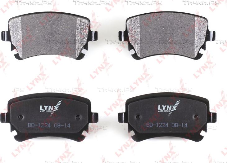 Тормозные колодки LYNXauto задние для Audi S8 II (D3) 2006-2010. Артикул BD-1224