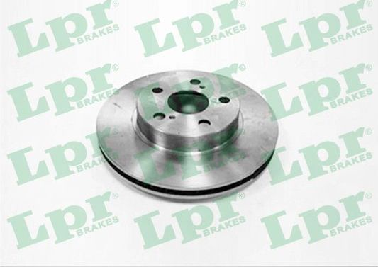 Тормозной диск LPR передний для Toyota Prius II (XW20) 2003-2009. Артикул T2075V