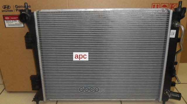 Радиатор охлаждения двигателя Hyundai / KIA. Артикул 253104L050