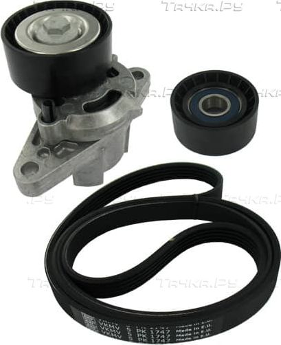 Приводной ремень поликлиновой с роликами (комплект) SKF для Nissan Kubistar X76 2003-2026. Артикул VKMA 36200