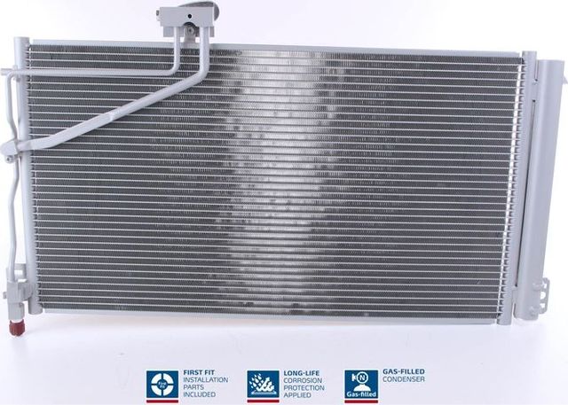 Радиатор кондиционера (конденсатор) Nissens (алюминий) для Mercedes-Benz SLK-Класс II (R171) 2004-2011. Артикул 940657