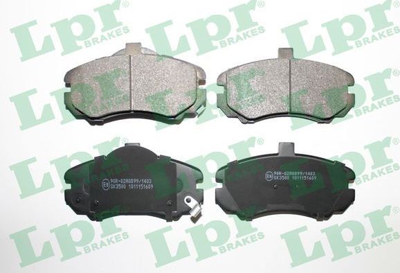 Тормозные колодки LPR. Артикул 05P1609