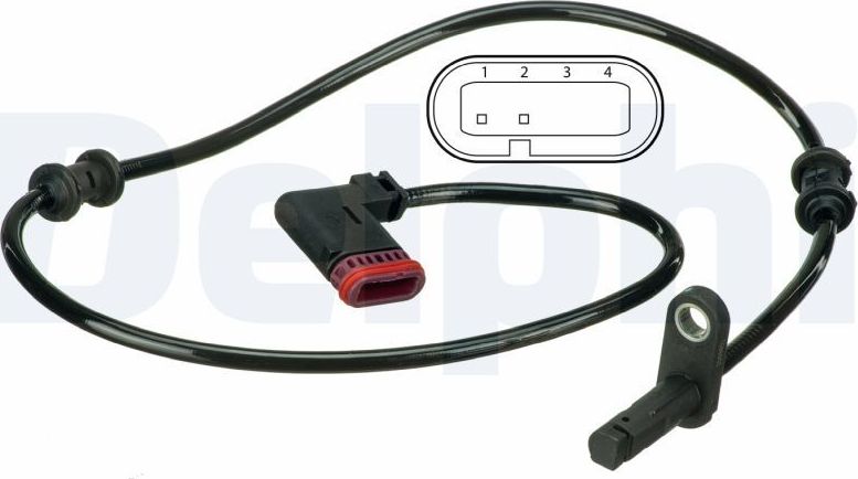 Датчик ABS Delphi. Артикул SS20502