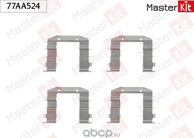 77AA524 Комплект установочный тормозных колодок Hyundai i40 (VF) 2012 (Master KIT). Артикул 77AA524