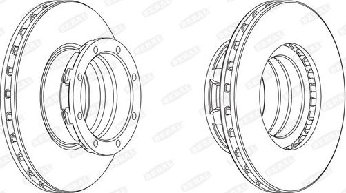Тормозной диск BERAL. Артикул BCR188A