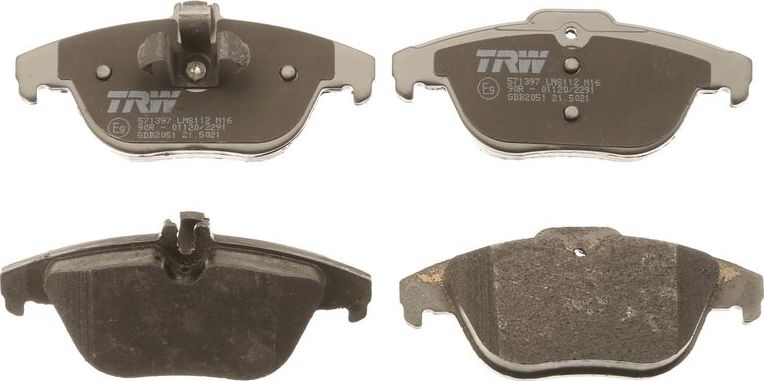Тормозные колодки TRW. Артикул GDB2051