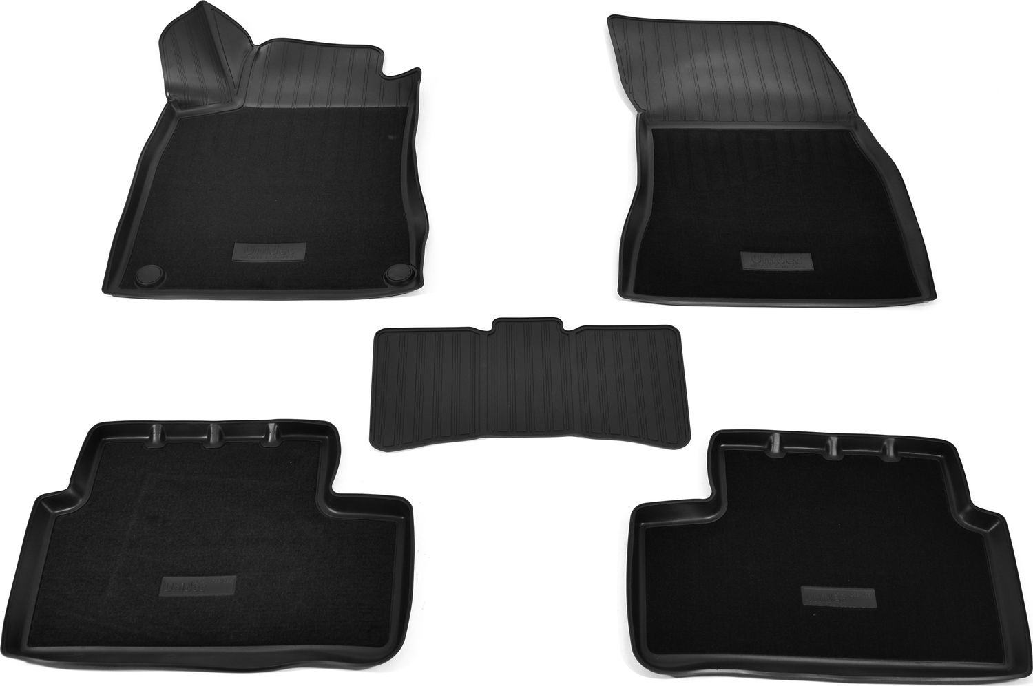 Коврики комбинированные 3D Норпласт для салона Mercedes-Benz CLA-Класс C118 2019-2026. Артикул NPA11-C56-055-CM