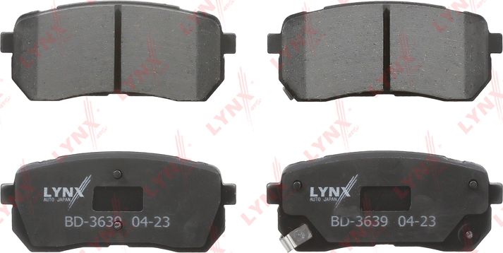 Тормозные колодки LYNXauto. Артикул BD-3639