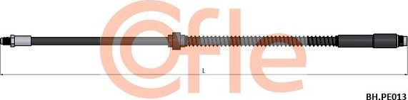 Тормозной шланг Cofle. Артикул 92.BH.PE013