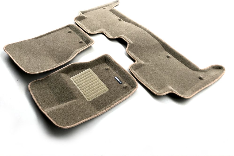 Коврики текстильные Euromat 3D Business для салона Land Rover Range Rover Sport II L494 2014-2021 Бежевые. Артикул EMC3D-003109T