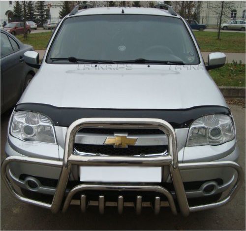 Дефлектор VT52 для капота Chevrolet Niva 2002-2020. Артикул CH22VT