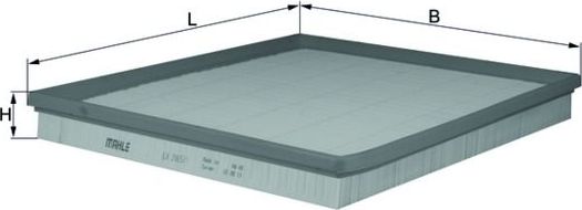 Воздушный фильтр Mahle-Knecht для Ford Transit Custom I 2012-2026. Артикул LX 2065/1