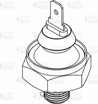 Датчик давления масла StartVOLT для Audi 80 V (B4) 1991-1996. Артикул VS-OE 1814