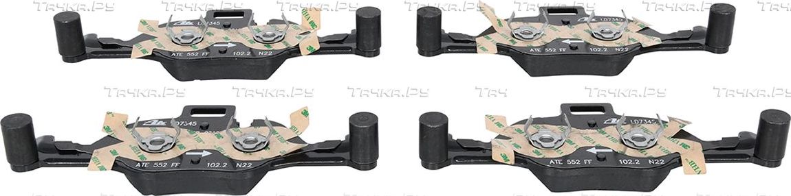 Тормозные колодки ATE Ceramic передние для BMW X6 III (G06) 2019-2026. Артикул 13.0470-7345.2