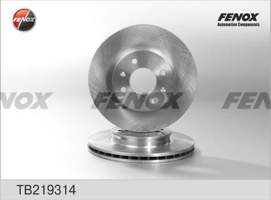 Тормозной диск Fenox. Артикул TB219314