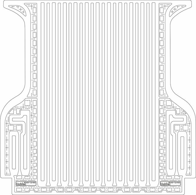 Коврик Норпласт багажника для Ford Ranger IV Double Cab 4-дв. 2012-2026. Артикул NPA00-T22-600