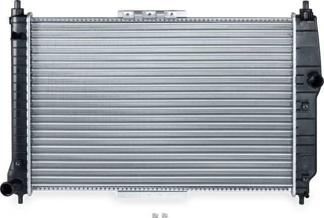 Радиатор охлаждения двигателя CHEVROLET AVEO T200/T250 03- 1.4 16V МКПП с конд. (Metaco). Артикул 8010039