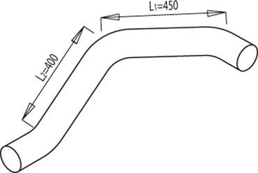 Глушитель Dinex для MAN F2000 1994-2000. Артикул 49282