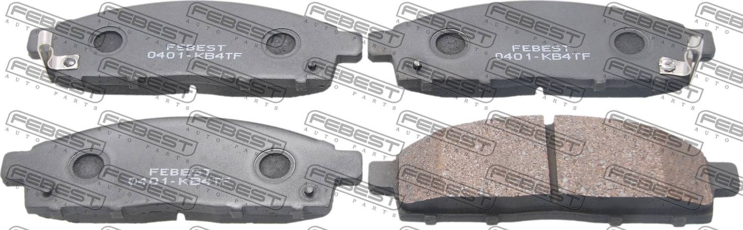 Тормозные колодки Febest. Артикул 0401-KB4TF