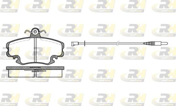 Тормозные колодки RoadHouse передние для Renault 21 1986-1994. Артикул 2141.32