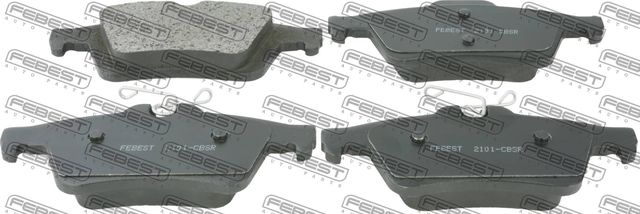 Тормозные колодки Febest задние для Volvo V40 Cross Country I 2013-2019. Артикул 2101-CBSR