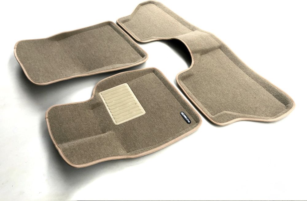 Коврики текстильные Euromat 3D Business для салона BMW X5 E70 2008-2013 БЕЖЕВЫЕ. Артикул EMC3D-001212T