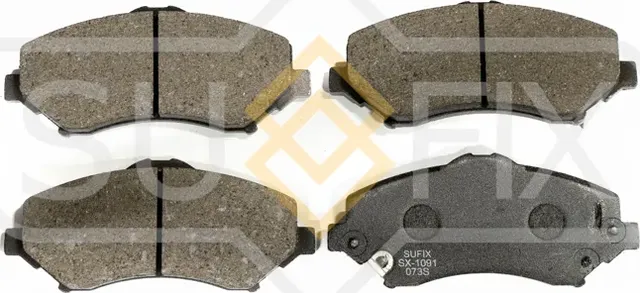 Колодки тормозные дисковые | перед прав/лев | (Sufix). Артикул SX-1091