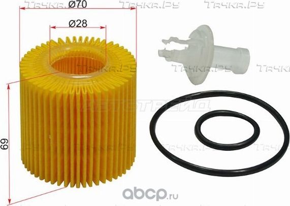 Фильтр масляный картридж TOYOTA CAMRY, RX350 2GR (SAT). Артикул ST04152YZZA1